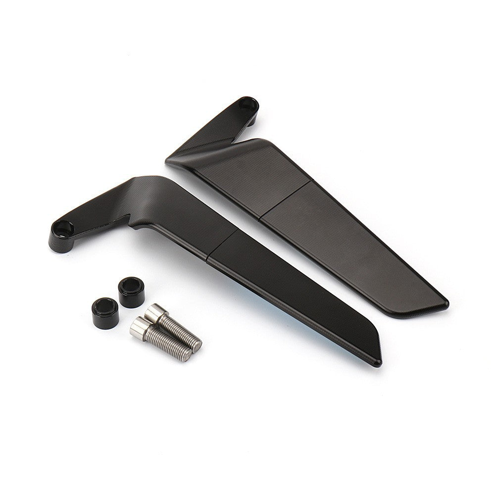 Electric Car Street Bike Universal Handle Mirror Blue Lens Aluminum Alloy Material Motorcycle Modification Accessories